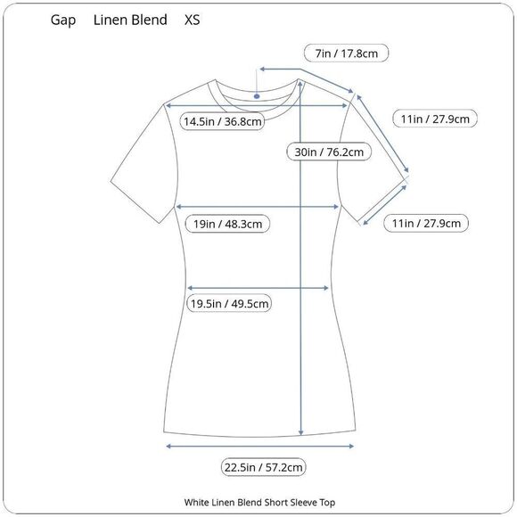 Gap White Lace Linen Blend Tunic Top XS - Picture 16 of 16